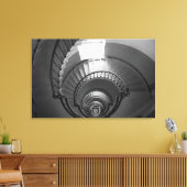 白黒の灯台 キャンバスプリント (インサイチュ (リビング))