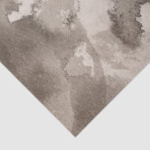 白黒の灰色の灰色の月パターンインクははねかけます 薄葉紙 (詳細)