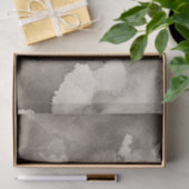 白黒の灰色の灰色の月パターンインクははねかけます 薄葉紙 (ギフト)