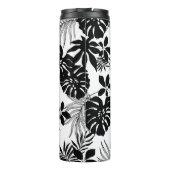 白黒の熱帯：シルエット自然 タンブラー (裏面)