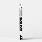 白黒の熱帯：シルエット自然 Case-Mate iPhoneケース (裏面 / 左)