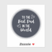 白黒の父の日の丸 シール (シート)