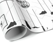 白黒の父親の日 ラッピングペーパー (ロールコーナー)