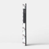 白黒の牛のパターン。 Case-Mate iPhoneケース (裏面 / 左)
