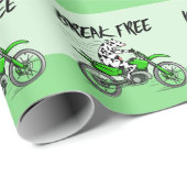 白黒の牛の割り込み自由 ラッピングペーパー (ロールコーナー)