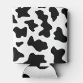 白黒の牛の動物模様 缶クーラー (裏面)