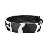 白黒の牛の斑点アニマルプリントパターン アスレチックヘッドバンド (右)