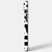 白黒の牛の斑点アニマルプリントパターン Case-Mate iPhoneケース (裏面 / 左)