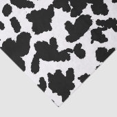 白黒の牛の隠しファーパターン 薄葉紙 (詳細)