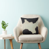 白黒の牛の隠し クッション (椅子)