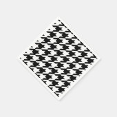 白黒の猟虫歯 スタンダードカクテルナプキン (角)