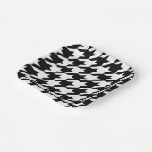 白黒の猟虫歯 ペーパープレート (傾斜あり)