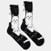 白黒の猫 ソックス (右)