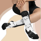 白黒の猫 ソックス