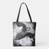 白黒の生意気な魔女ウィッカ信者異教のトートバッグ トートバッグ (裏面)