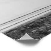 白黒の男の子と女の子の写真… ポスター (角)