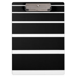 白黒の目盛り付きストライプ クリップボード