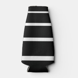 白黒の目盛り付きストライプ ボトルクーラー