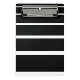 白黒の目盛り付きストライプ ミニクリップボード