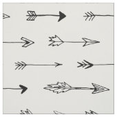 白黒の矢印。北欧モダンの ファブリック (見本)