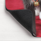 白黒の短髪の子猫、2 1/2ヶ月 マウスパッド (コーナー)