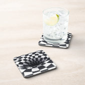白黒の穴 コースター (右側)