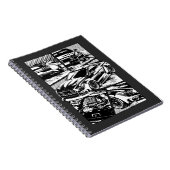 白黒の筋肉フューリー ノートブック (右側)