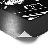 白黒の筋肉フューリー フォトプリント            (角)