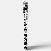 白黒の筋肉フューリー Case-Mate iPhoneケース (裏面 / 左)