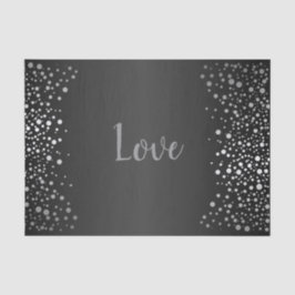 白黒の紙吹雪点 薄葉紙