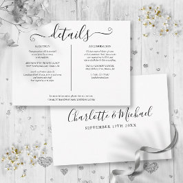 白黒の結婚詳細情報 エンクロージャーカード