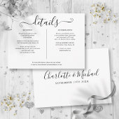 白黒の結婚詳細情報 エンクロージャーカード