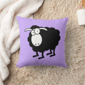 白黒の羊 クッション (ブランケット)