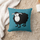 白黒の羊 クッション (ブランケット)