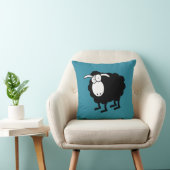 白黒の羊 クッション (椅子)