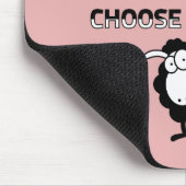 白黒の羊 マウスパッド (コーナー)