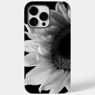 白黒の美しいひまわりポートレート Case-Mate iPhone 14 PRO MAXケース