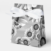 白黒の美しい花