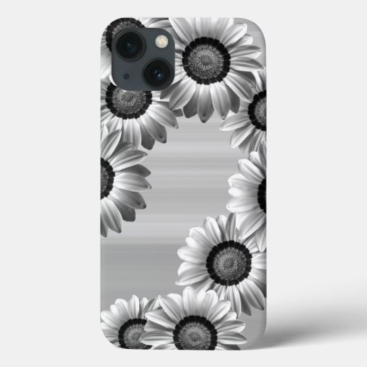 白黒の美しい花 Case-Mate iPhoneケース (裏面)