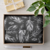 白黒の羽 薄葉紙 (ギフト)