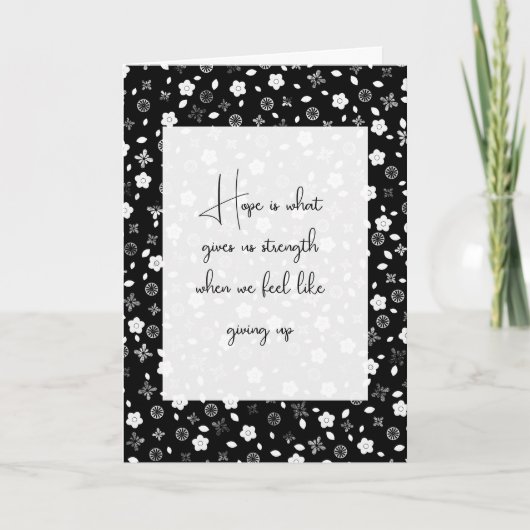 白黒の考え位置 カード (正面)