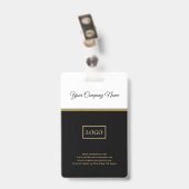 白黒の背景の写真 バッジ (裏面 （クリップ付）)