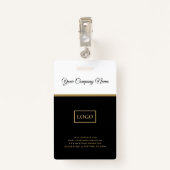 白黒の背景の写真 バッジ (裏面クリップ)