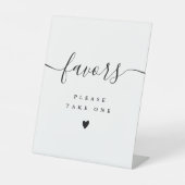 白黒の脚本をお願いモダンする 台座サイン (正面)