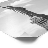 白黒の自由の女神 フォトプリント            (角)