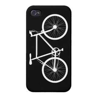白黒の自転車 iPhone 4/4Sケース