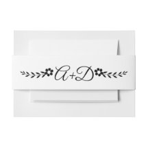 白黒の花とイニシャル結婚ズ