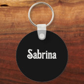 白黒の花とキノコヴィンテージ キーホルダー (裏面)