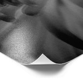 白黒の花の写真 フォトプリント            (角)