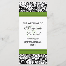 白黒の花婚式プログラム プログラム